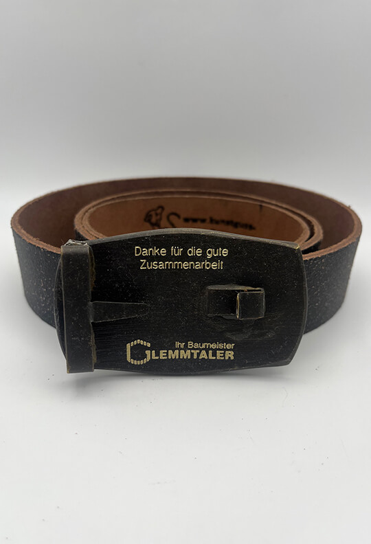 Gürtelschnalle Glemmtaler Bau