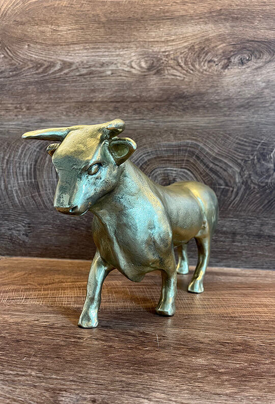 Skulptur Stier