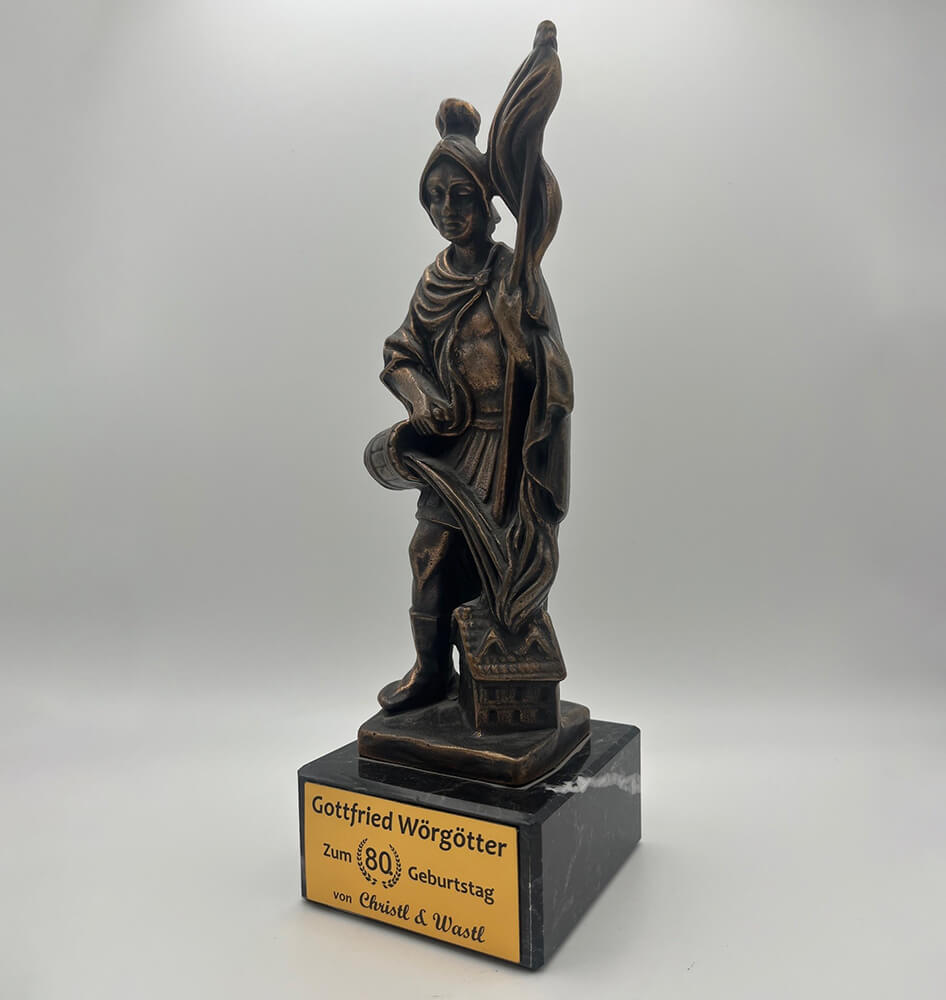 Heiliger Florian aus Bronze